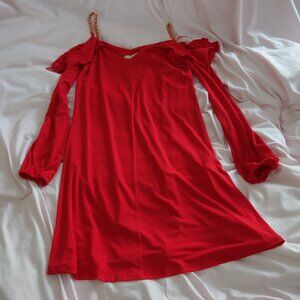 Michael Kors Size S/P 95% Polyester / 5% Elastane True Red Dress *New with Tags*